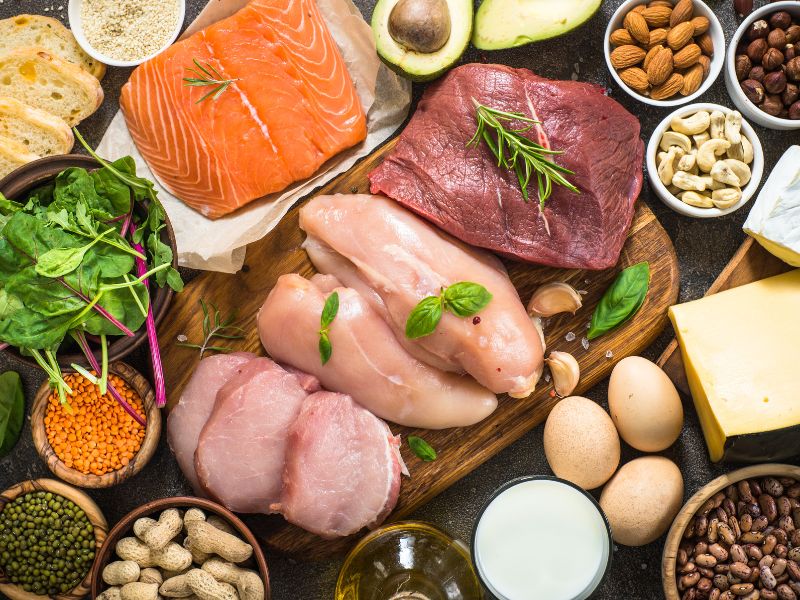 Fleisch Lebensmittel zum Abnehmen